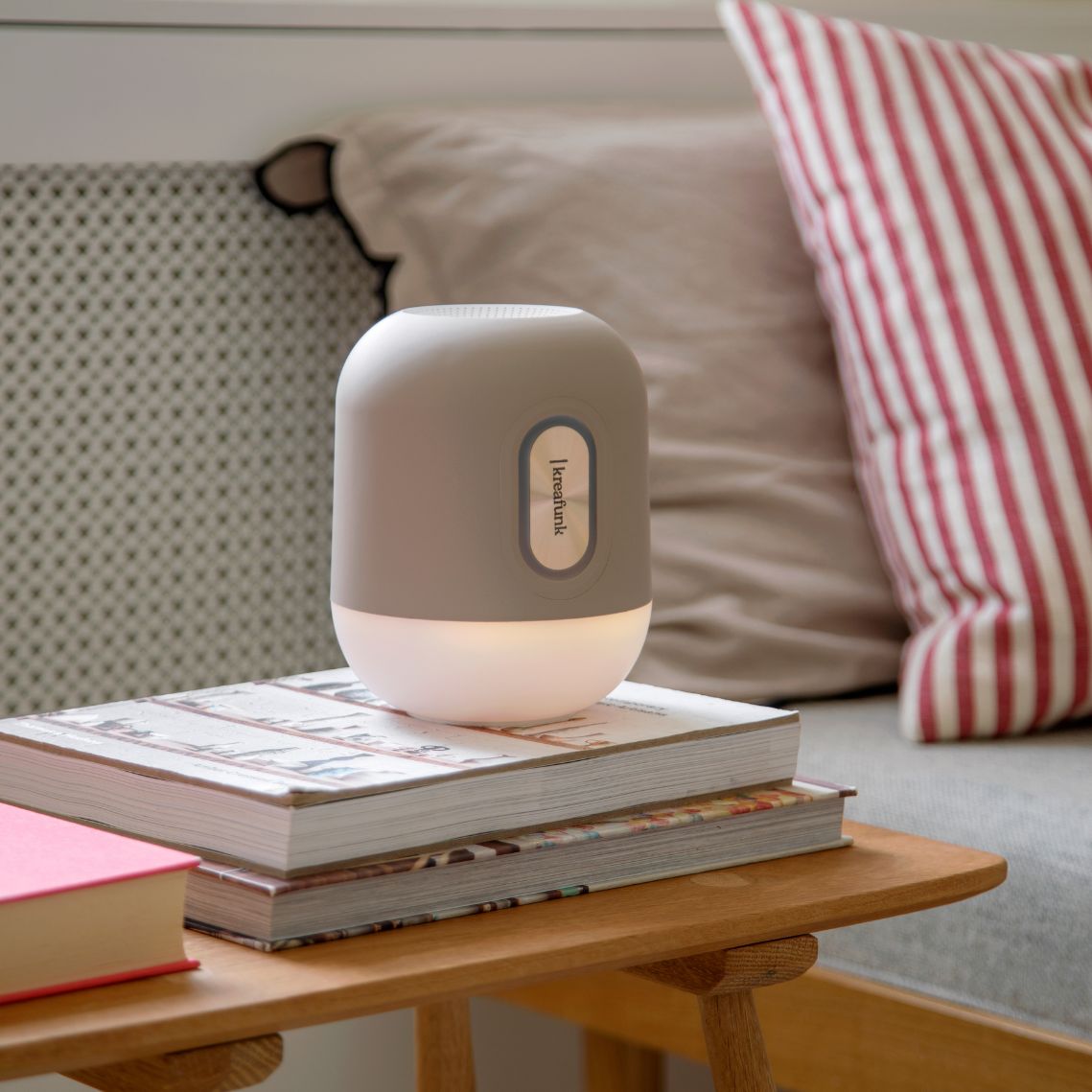 GlowSync - Lampe enceinte Bluetooth avec 5 couleurs d'ambiance