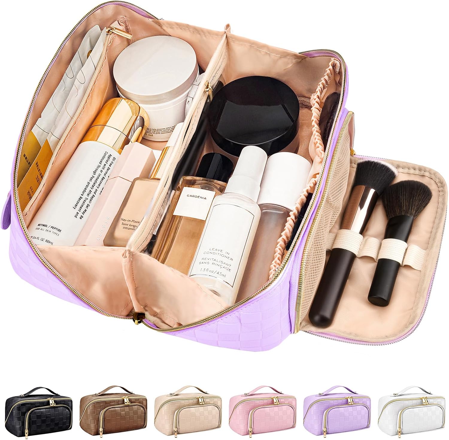 GlamBag - Trousse Maquillage Imperméable Grande Capacité