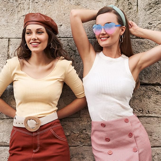 HeartGlare - Lunettes Transparentes Sans Monture