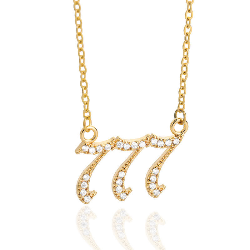 Seraphina - Collier nombres angéliques en zircone