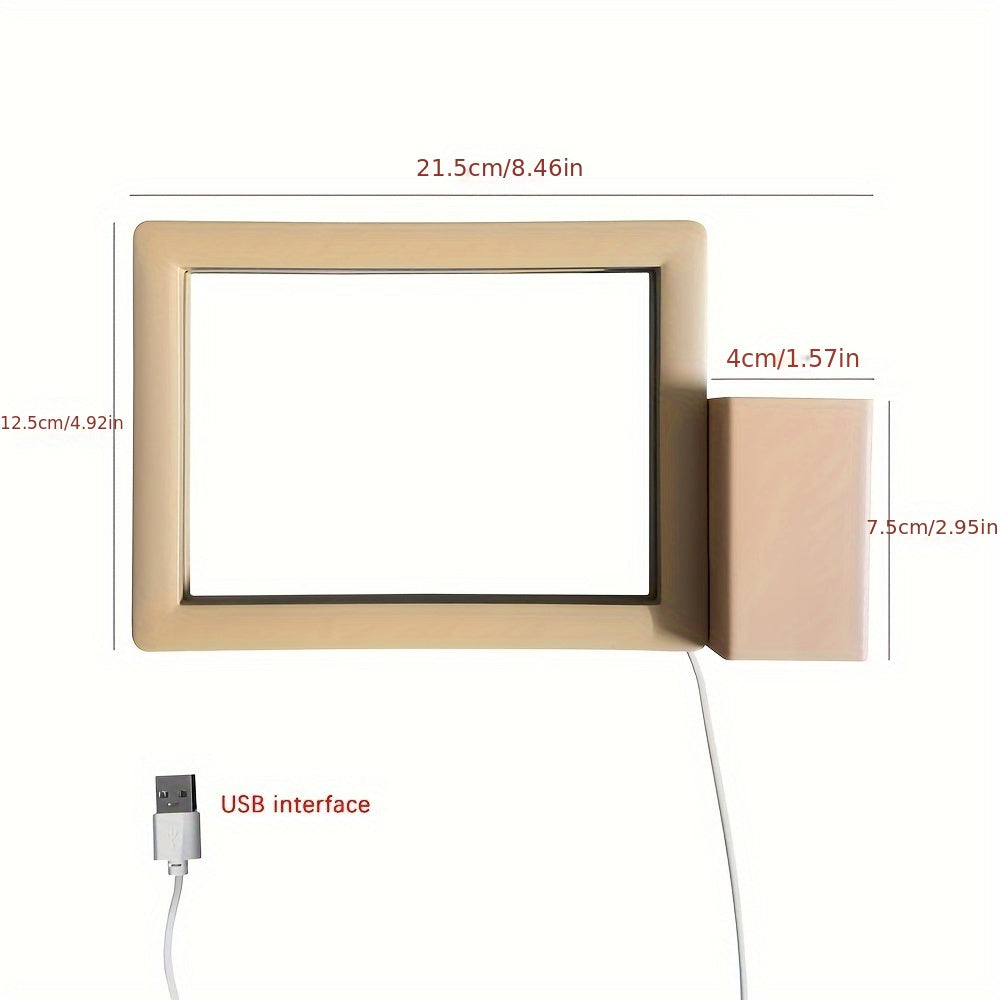 GlowNote - Lampe LED Moderne avec Tableau Acrylique à Écrire