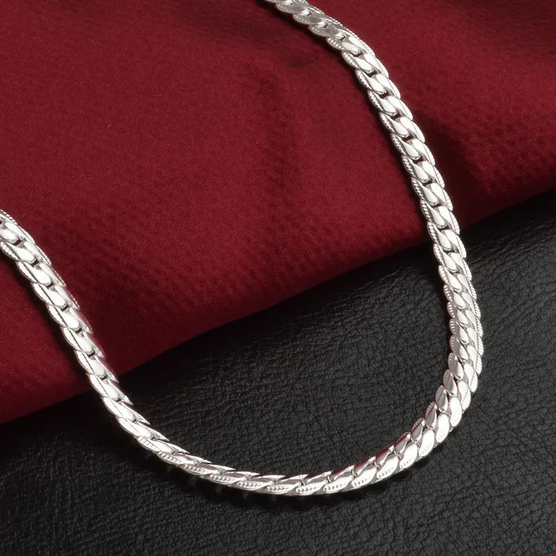 SilverGlow - Collier en argent 925 de luxe pour femme