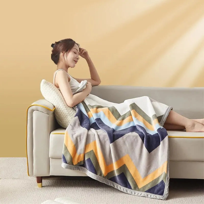 FlannelWarm - Couverture Flanelle Épaisse Luxe