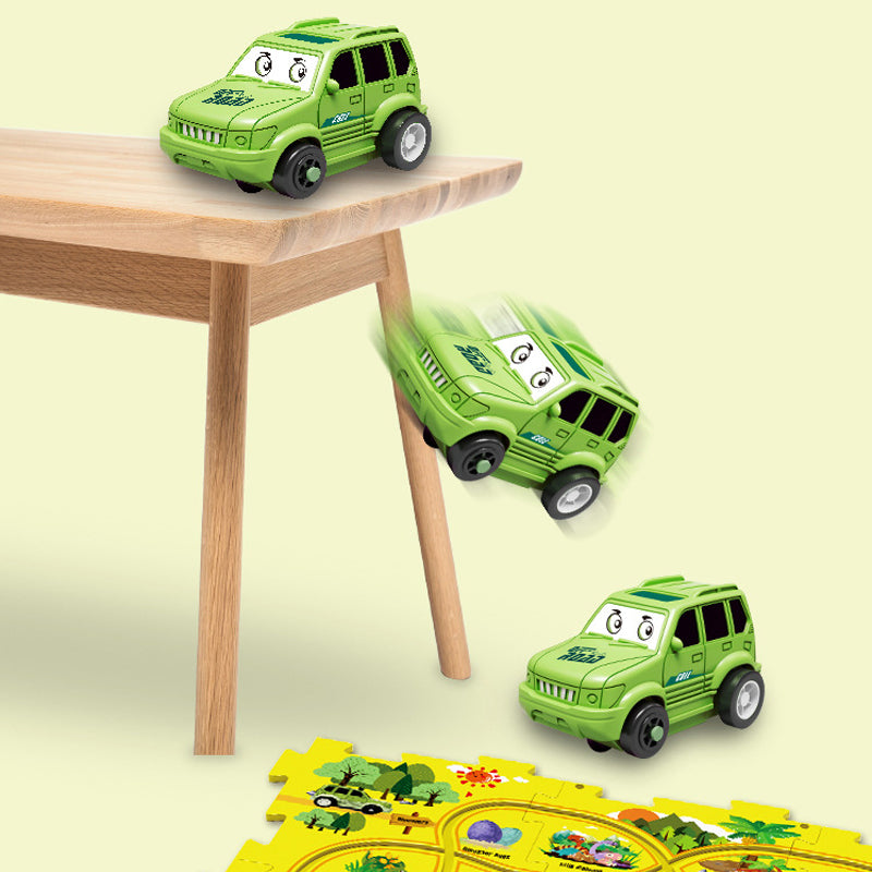 CreativeTrack Puzzle - Circuit Créatif Voiture Enfants
