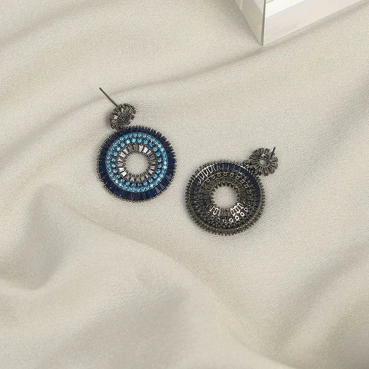 Layla - Boucles mauvais œil en argent, style et protection