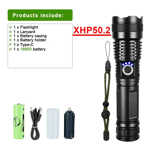 PowerBeam - Lampe Torche LED Rechargeable Aventure