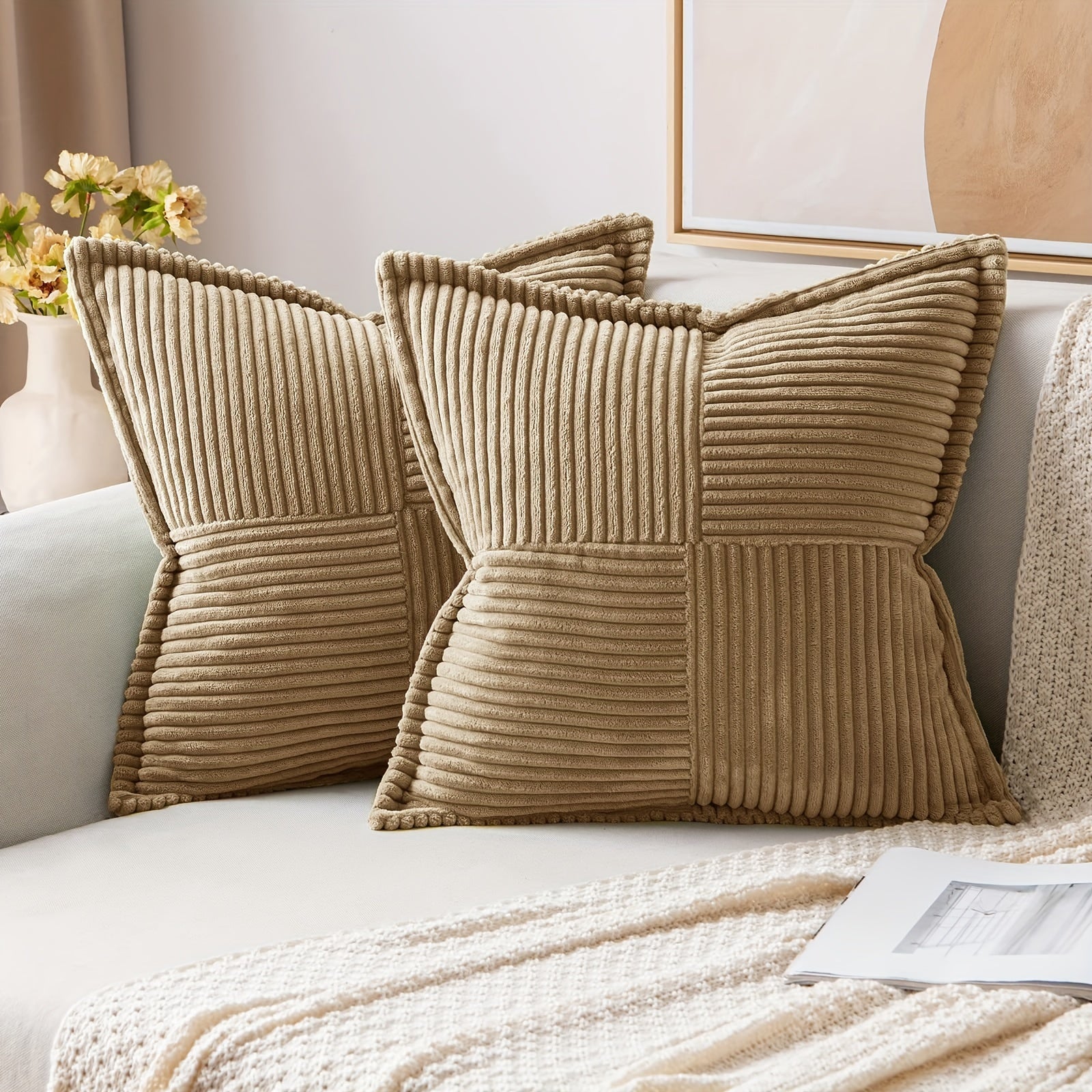 CozyNest - Housse de Coussin Élégante pour Canapé et Chambre