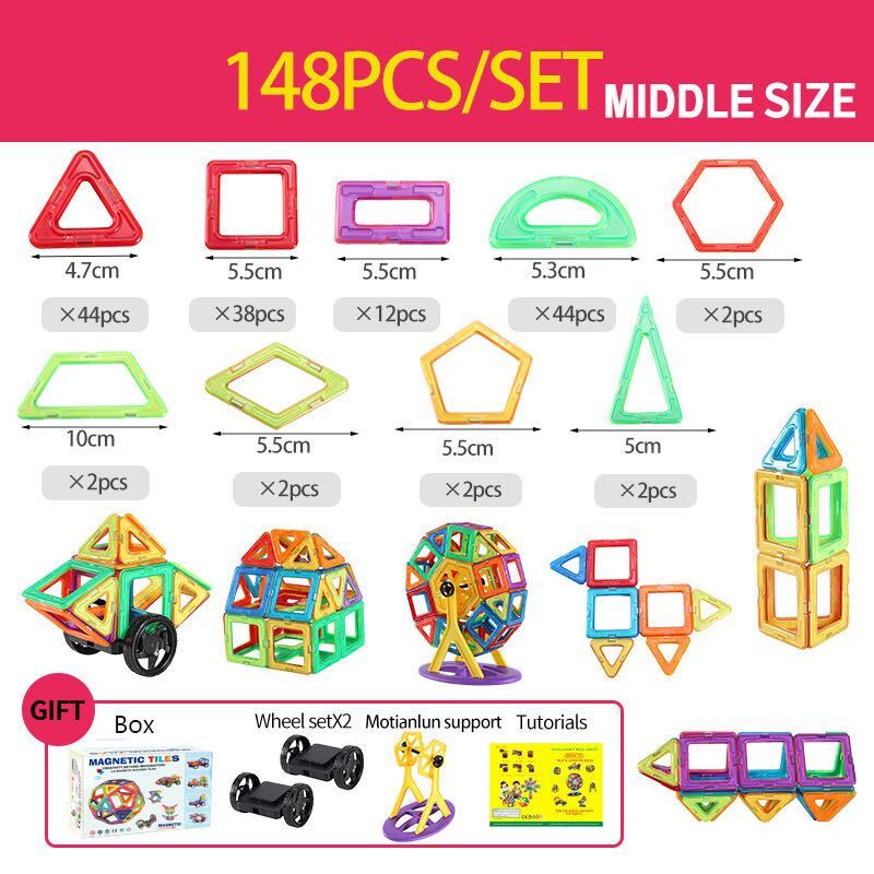 MagneticBlocks – Construction Magnétique Éducative Enfants