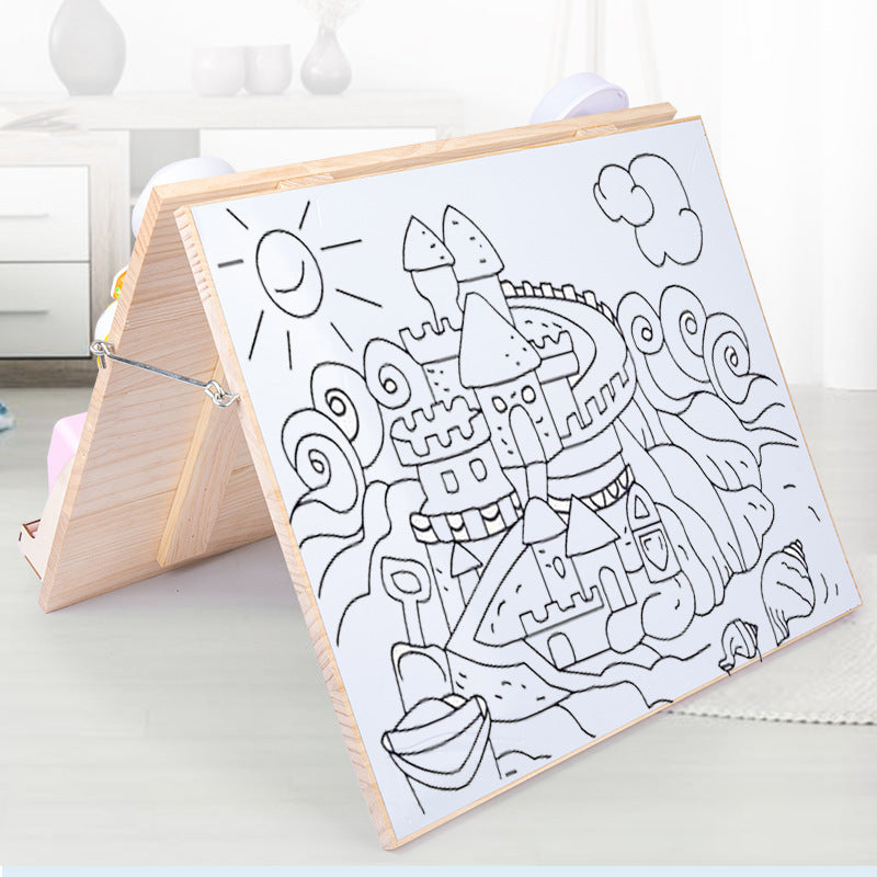 WoodPlay Board – Tableau Éducatif en Bois Créatif