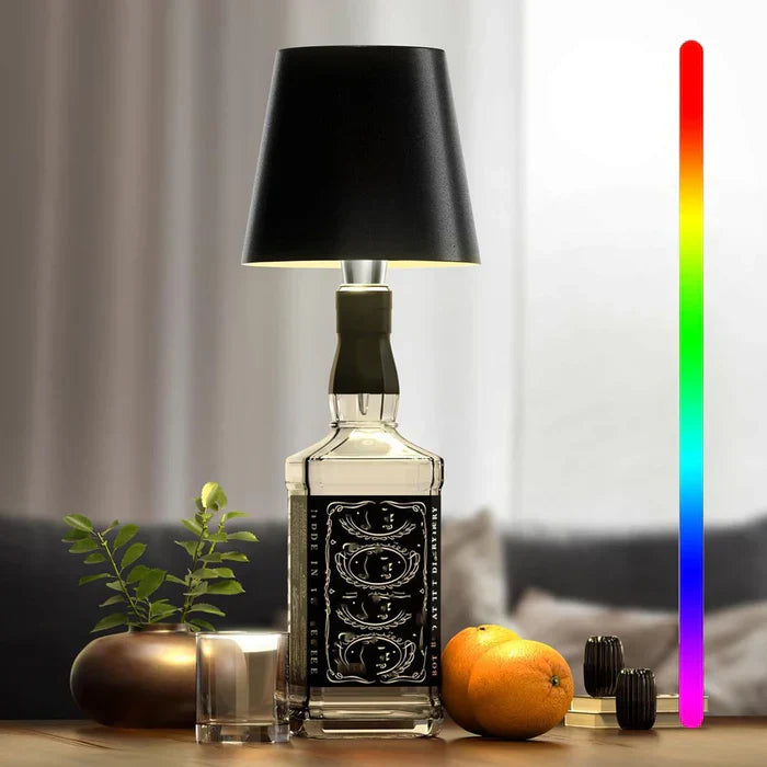 GlowBottle - Lampe bouteille LED portable et stylée