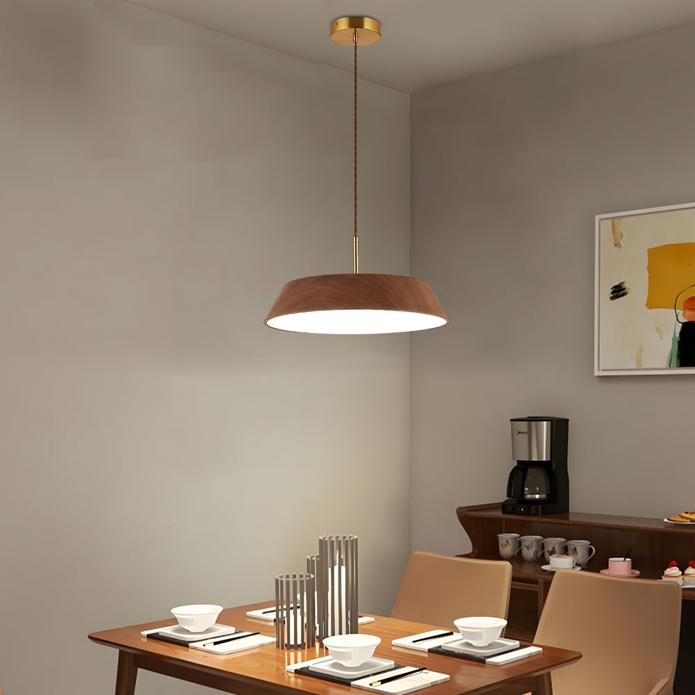 Zenéra – Suspension LED en Bois Naturel | Élégance Japonaise et Sérénité Lumineuse