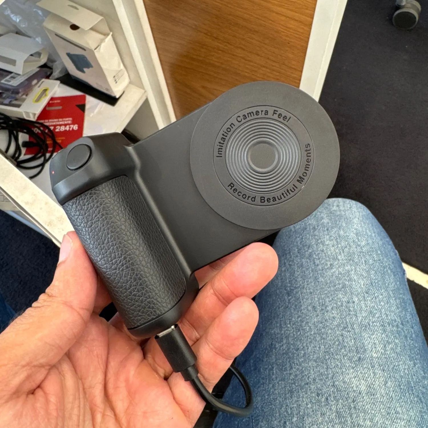 Dimpzy - Powerbank Multifonction avec Selfie 3-en-1