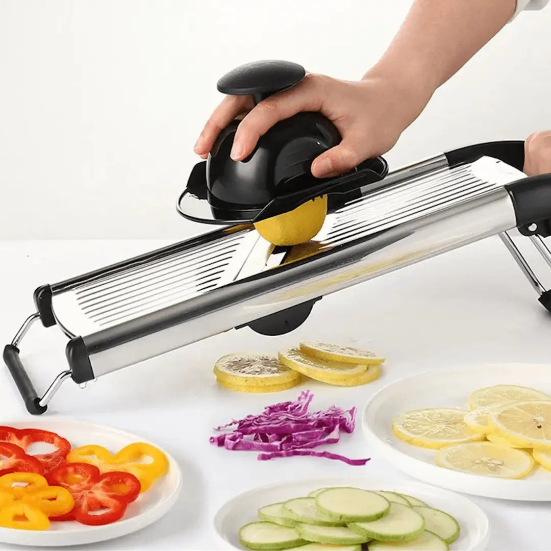 PrecisionSlice – Mandoline Inox Stylée