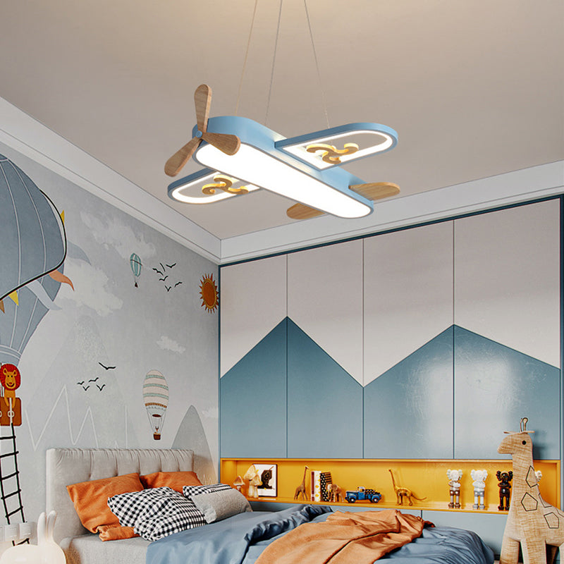 AeroLumière | Élégante Lampe Suspendue Avion LED pour Enfants 6