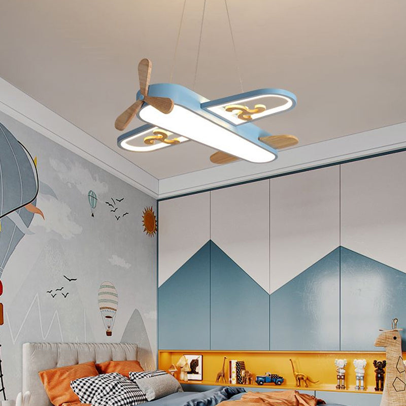 AeroLumière | Élégante Lampe Suspendue Avion LED pour Enfants 7