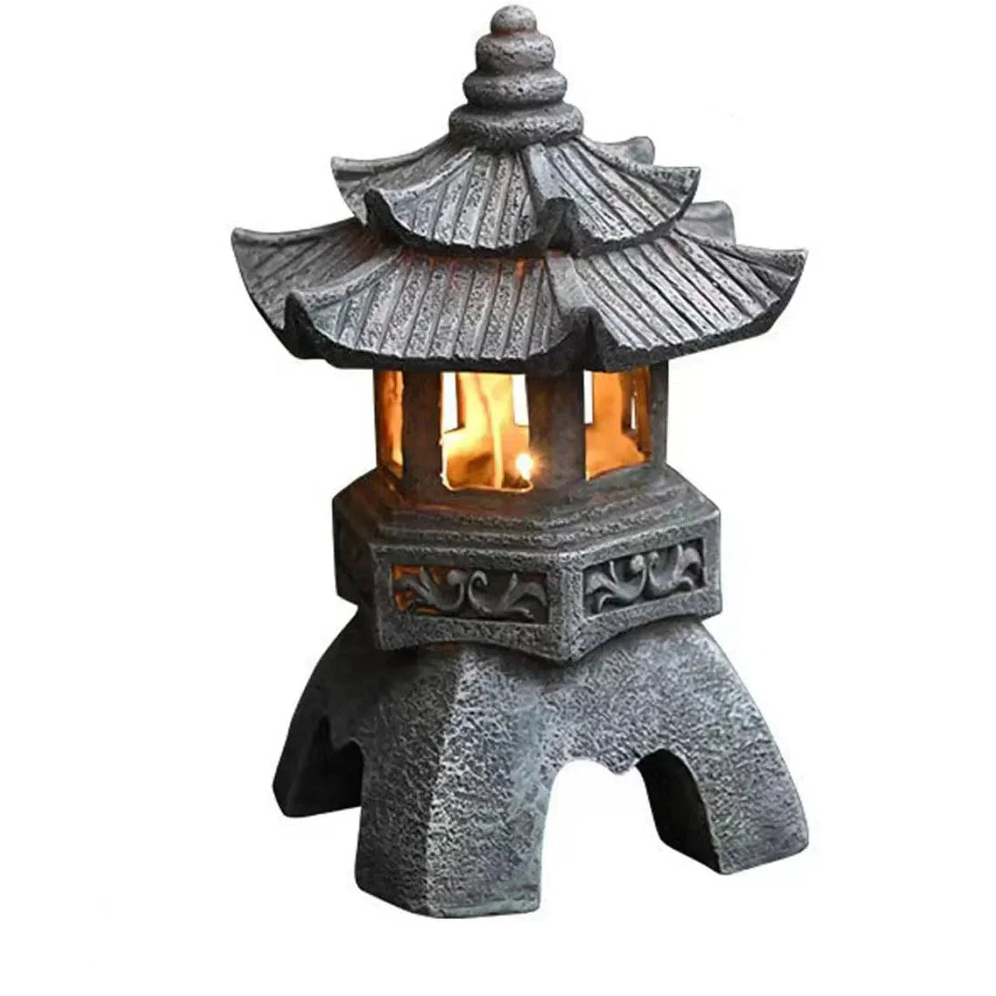 ZenGlow - Lanterne solaire de jardin au style japonais