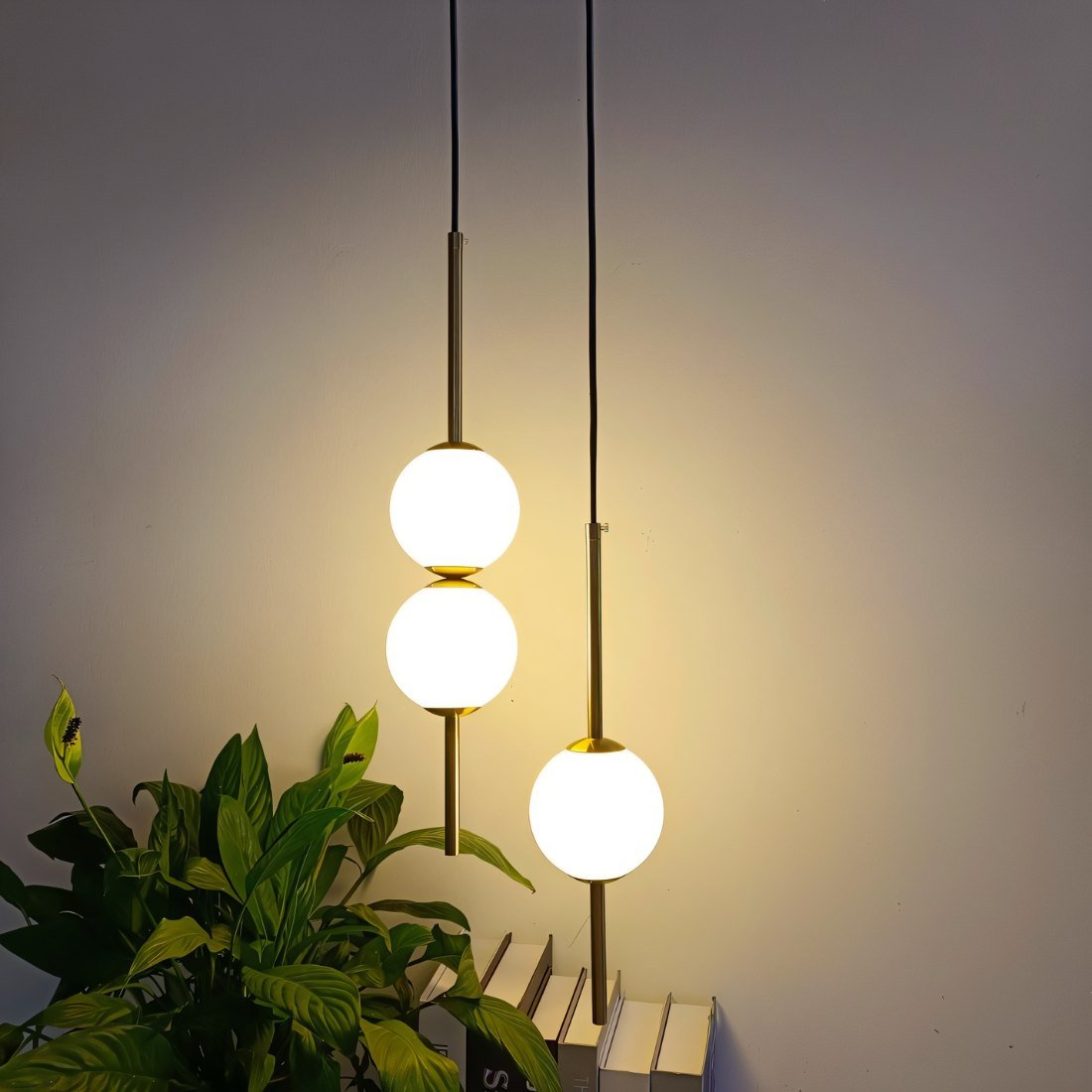 AfzalLight | Élégante Suspension Contemporaine en Métal et Acrylique 3
