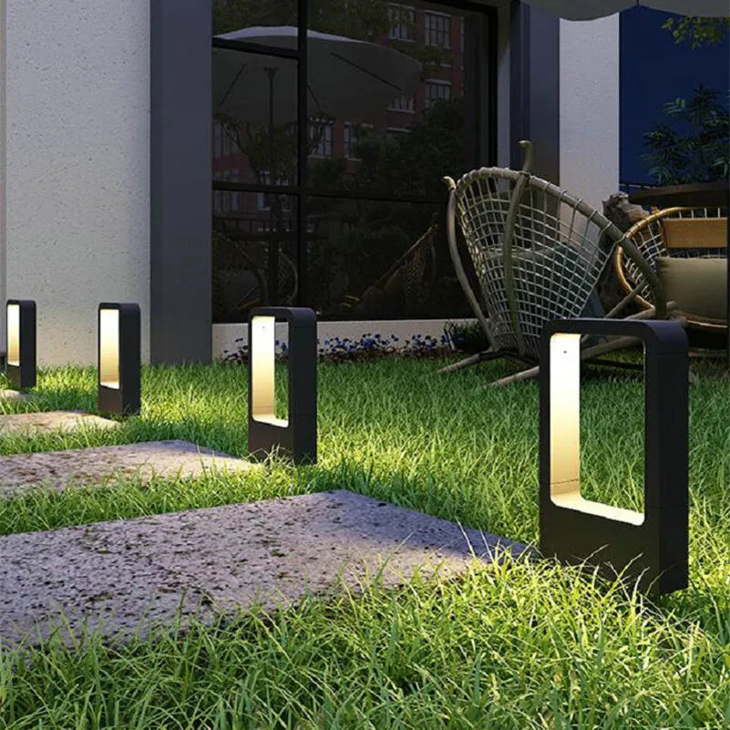 AluLumière | Élégant Luminaire Extérieur en Aluminium Résistant aux Intempéries 4