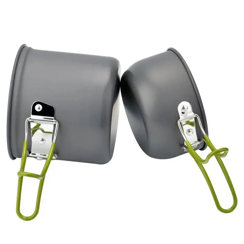 TrekChef - Set Casseroles Camping Complet avec Couverts