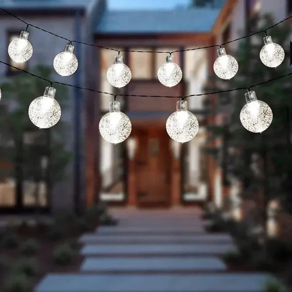 TwinkleGlow - Guirlandes Lumineuses Solaires Féeriques pour Extérieur