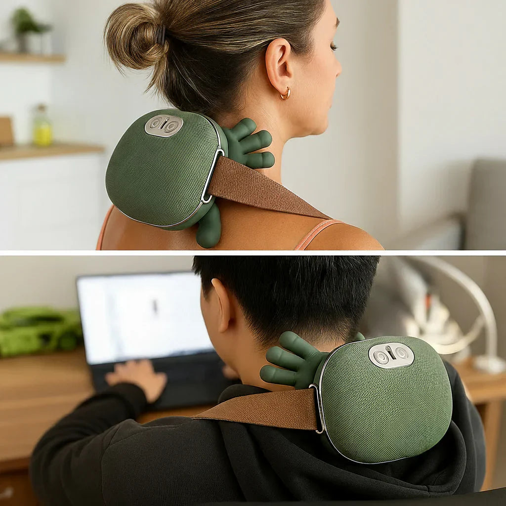 Appareil de Massage | Masseur Cervical avec Chaleur Thérapeutique | Soulagement des Tensions Musculaires pour Détente Totale 3