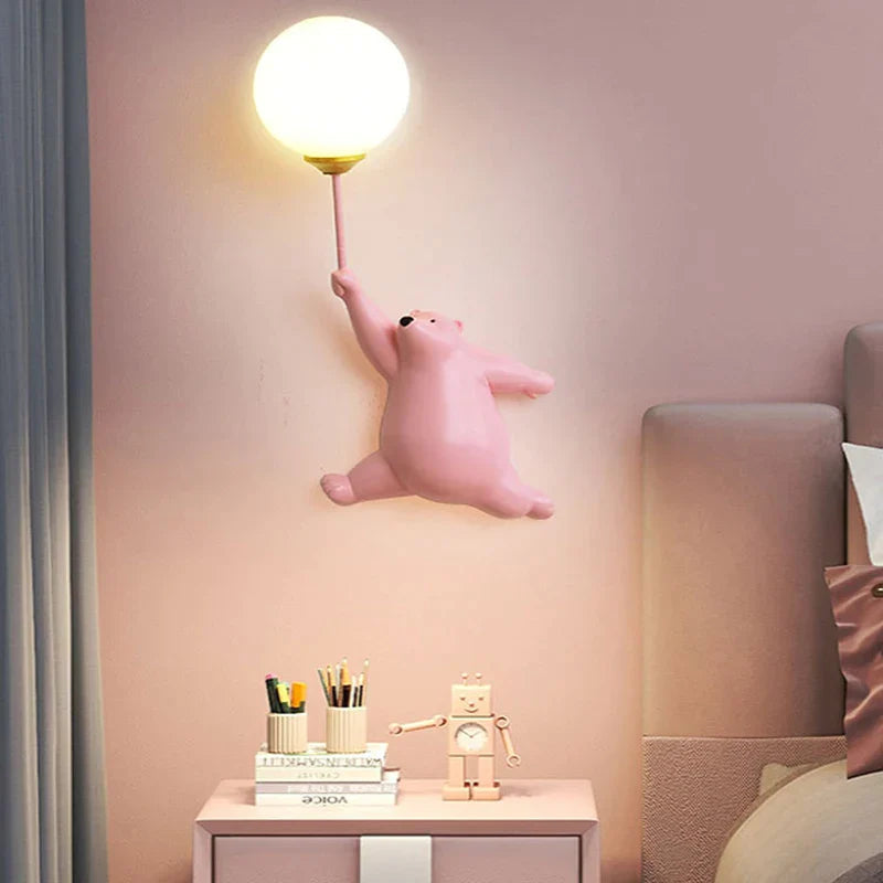 Applique Murale Chambre Enfant | Lampe Murale 3D avec Lumière Douce | Décoration Colorée pour Créer une Atmosphère Magique 0