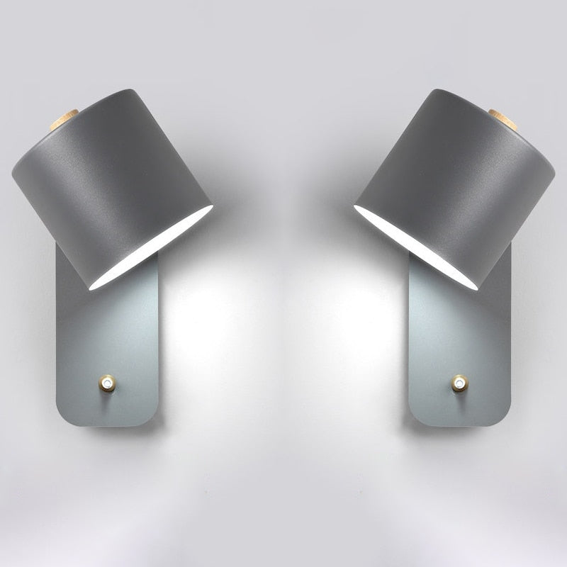 Applique Murale Design LED en Métal avec Interrupteur Intégré ? Éclairage Élégant pour Chambre et Salon 4