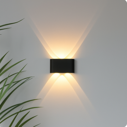 Applique Murale Extérieur LED Minimaliste Étanche avec Design Élégant | Idéale pour Intérieur et Extérieur 2