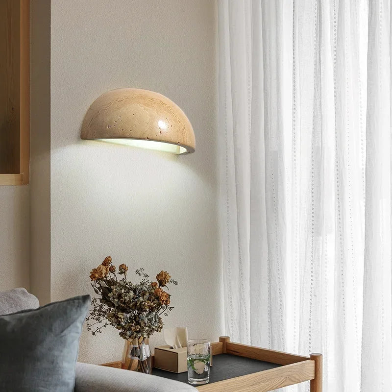 Applique Murale LED Pierre Naturelle avec Éclairage Chaleureux ? Idéale pour Salon et Chambre 1