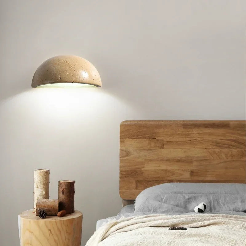 Applique Murale LED Pierre Naturelle avec Éclairage Chaleureux ? Idéale pour Salon et Chambre 3