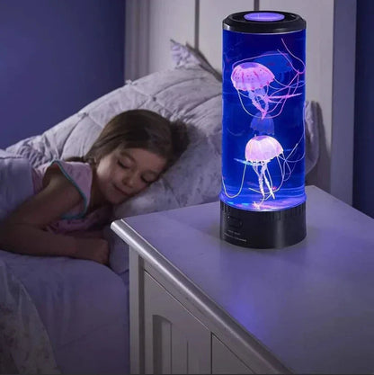 AquaLume | Élégante Lampe à Lave LED Méduse Colorée Relaxante 0