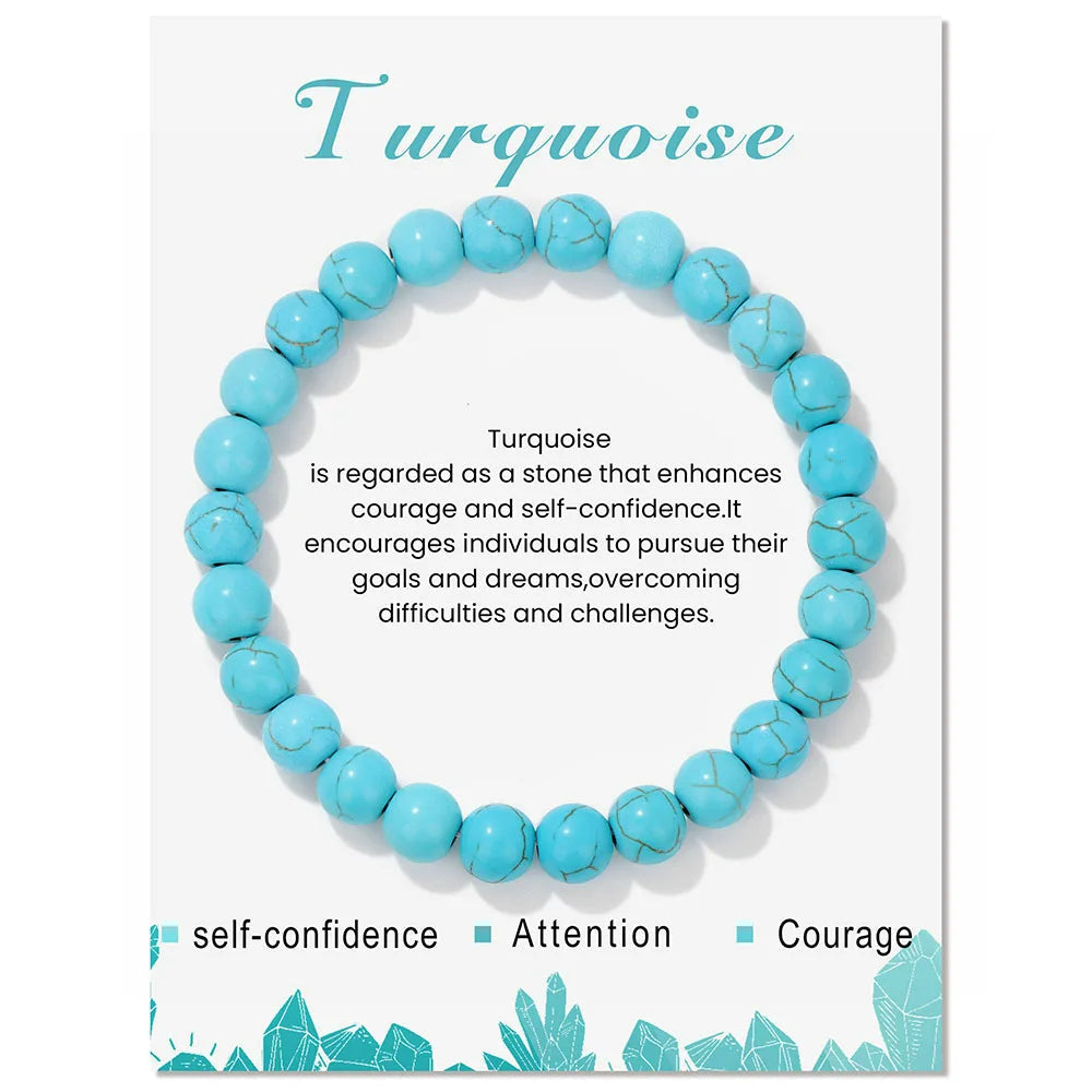 Aria | Bracelet en Cristal Naturel avec Propriétés Curatives | Équilibre et Énergie Positive 18