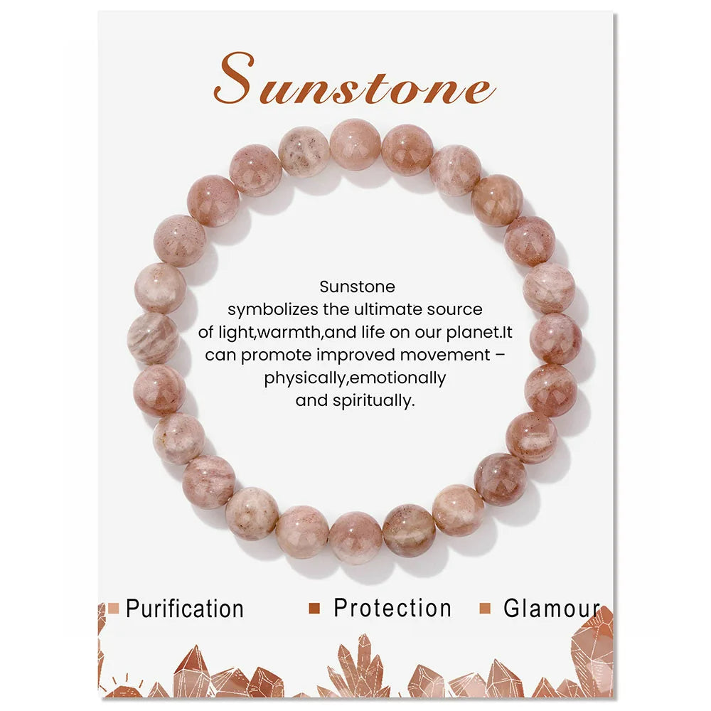Aria | Bracelet en Cristal Naturel avec Propriétés Curatives | Équilibre et Énergie Positive 20