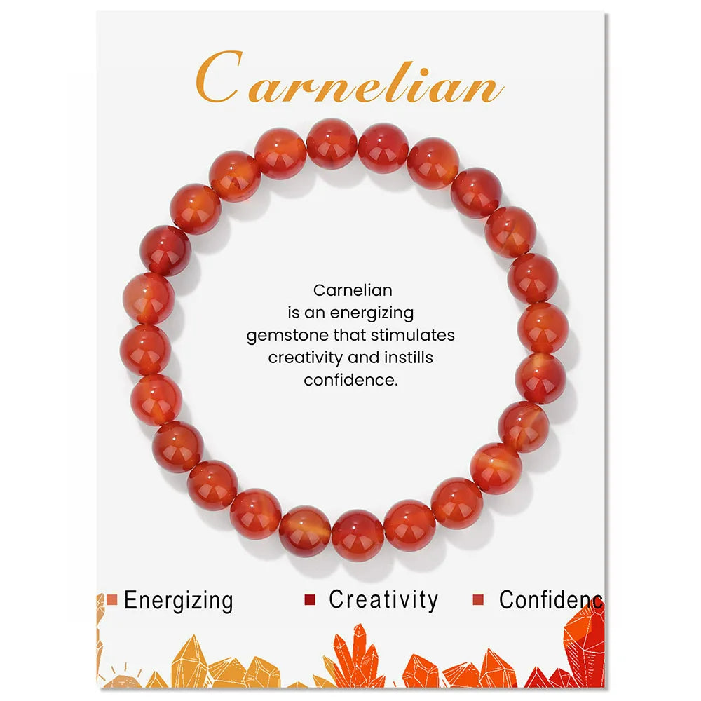 Aria | Bracelet en Cristal Naturel avec Propriétés Curatives | Équilibre et Énergie Positive 21