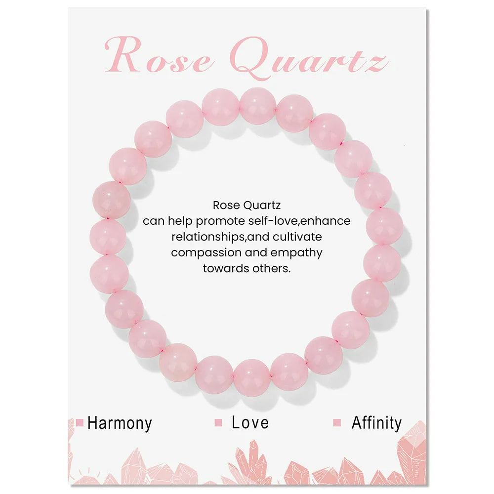 Aria | Bracelet en Cristal Naturel avec Propriétés Curatives | Équilibre et Énergie Positive 25
