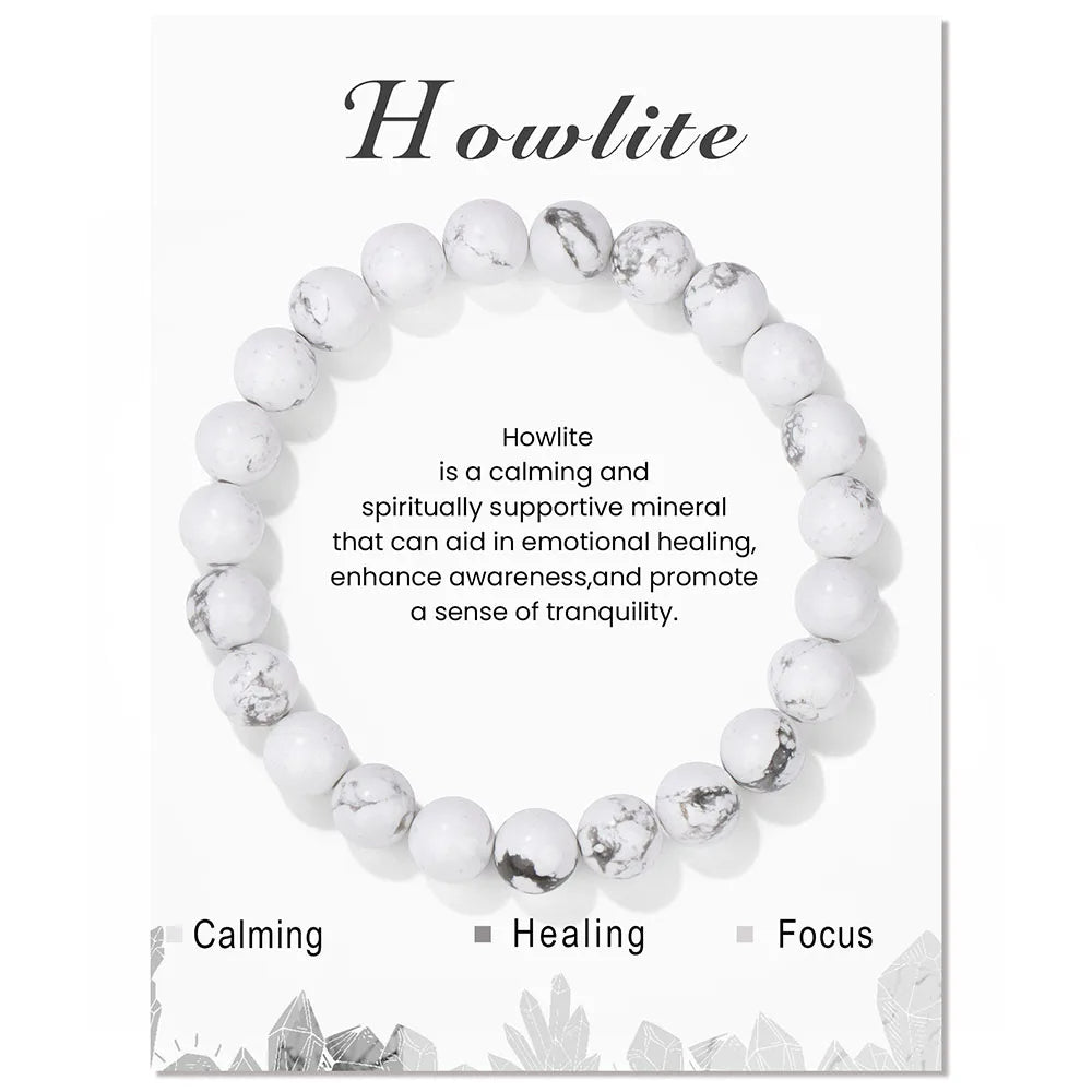 Aria | Bracelet en Cristal Naturel avec Propriétés Curatives | Équilibre et Énergie Positive 26