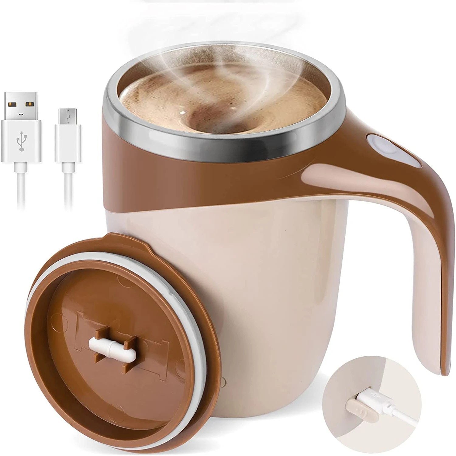 MagStir - Mug Magnétique Sans Fil USB