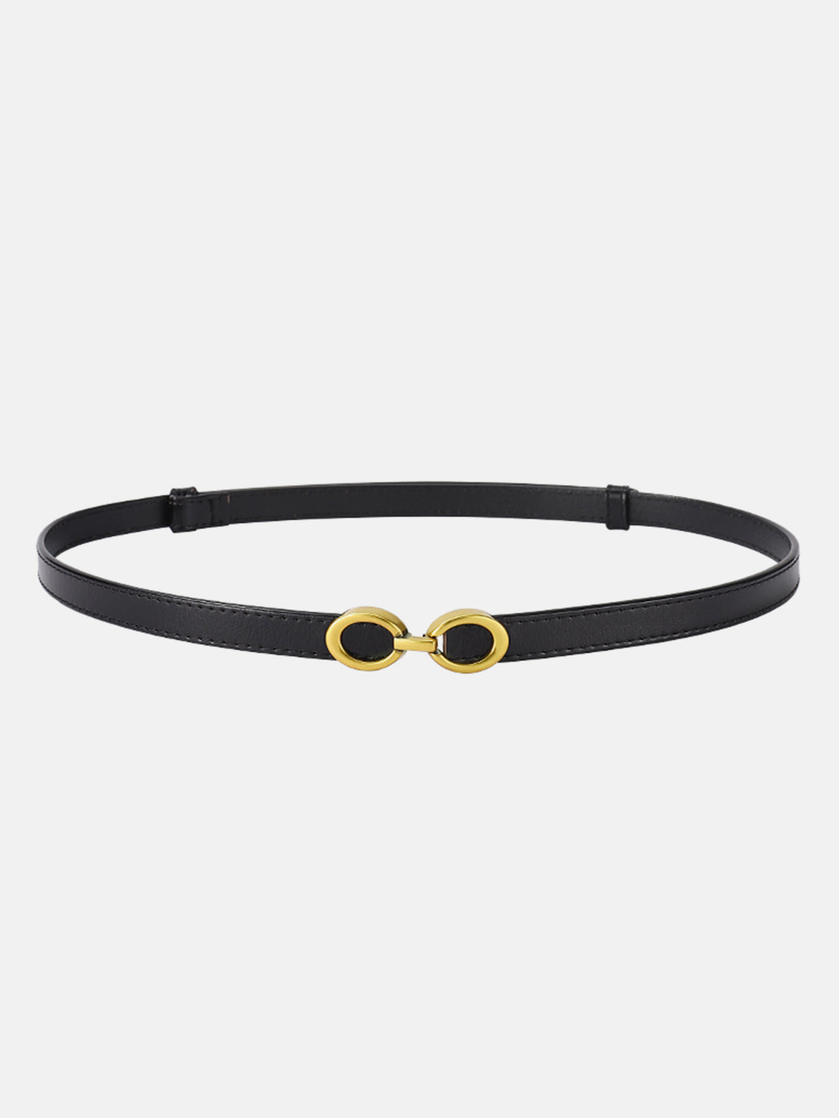 LuxeRing Belt - Ceinture Cuir Femme Boucle Anneau