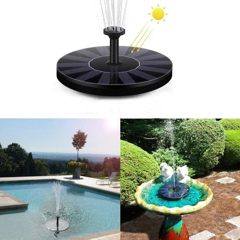 Flowbee - Fontaine solaire élégante pour les oiseaux du jardin