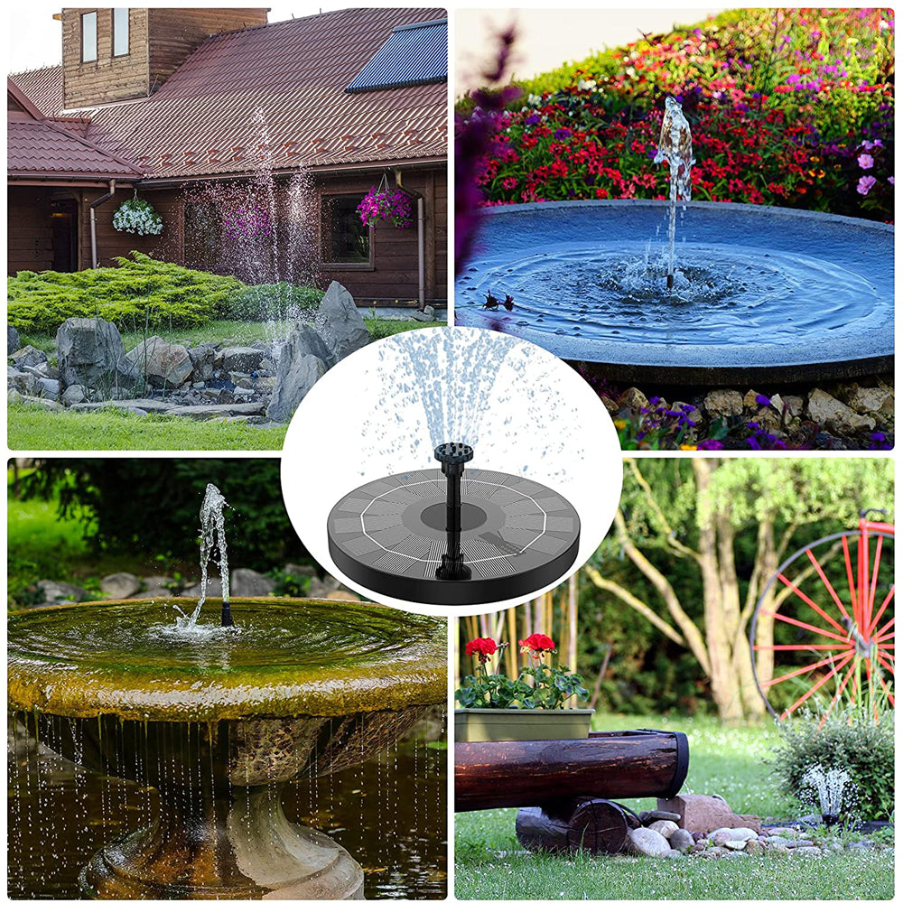 Flowbee - Fontaine solaire élégante pour les oiseaux du jardin