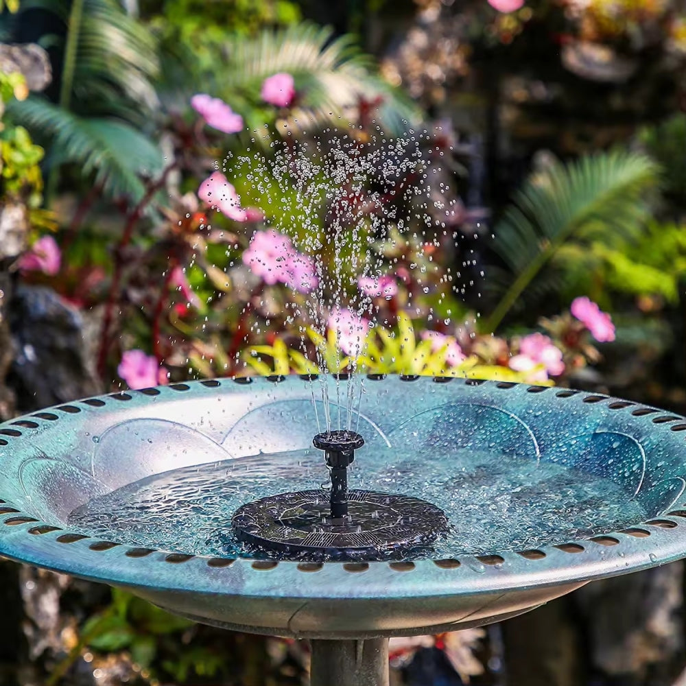 Flowbee - Fontaine solaire élégante pour les oiseaux du jardin