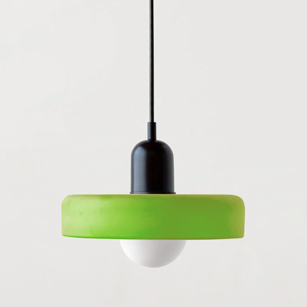 LumiVerre Bauhaus – Suspension en Verre Coloré au Design Iconique | Éclairage Artistique & Élégant