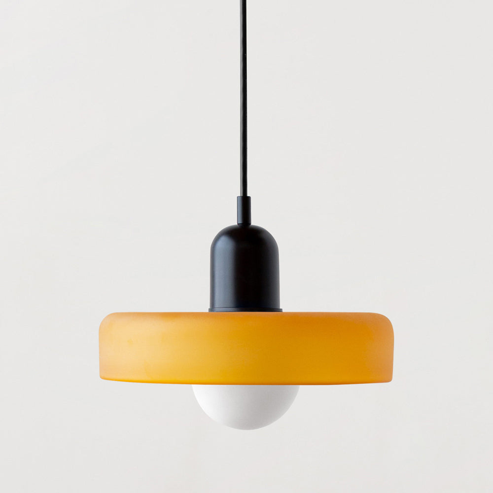 LumiVerre Bauhaus – Suspension en Verre Coloré au Design Iconique | Éclairage Artistique & Élégant
