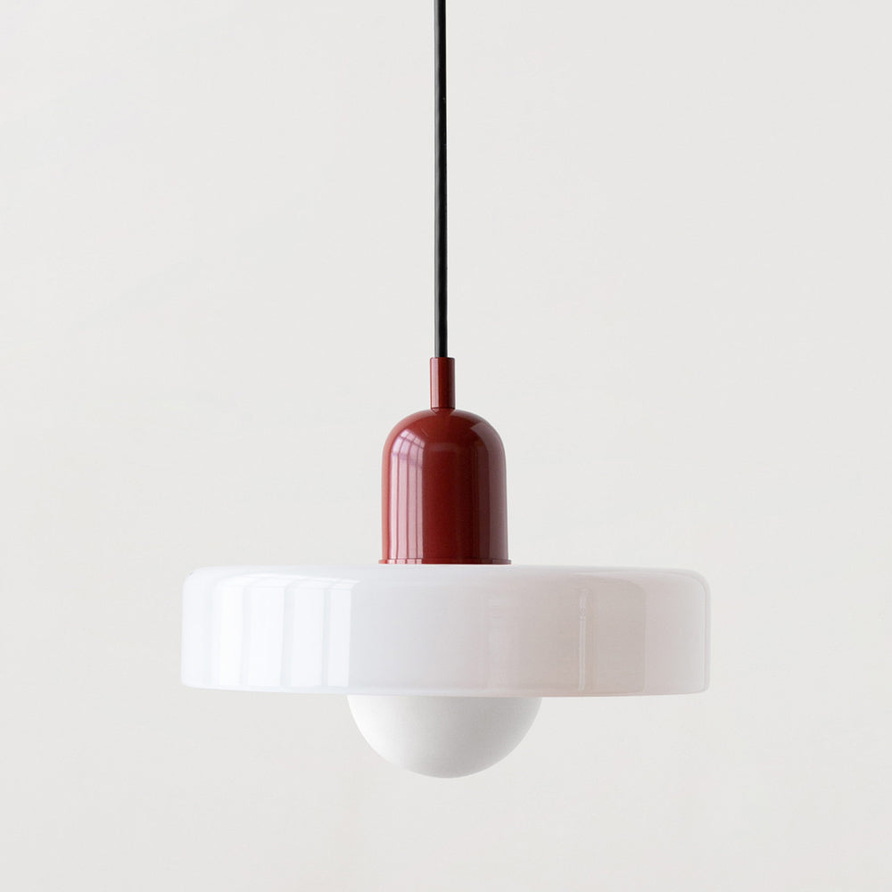 LumiVerre Bauhaus – Suspension en Verre Coloré au Design Iconique | Éclairage Artistique & Élégant