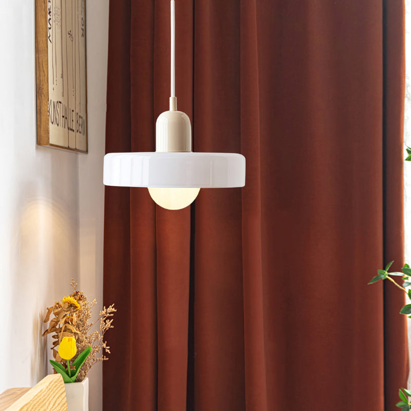 LumiVerre Bauhaus – Suspension en Verre Coloré au Design Iconique | Éclairage Artistique & Élégant