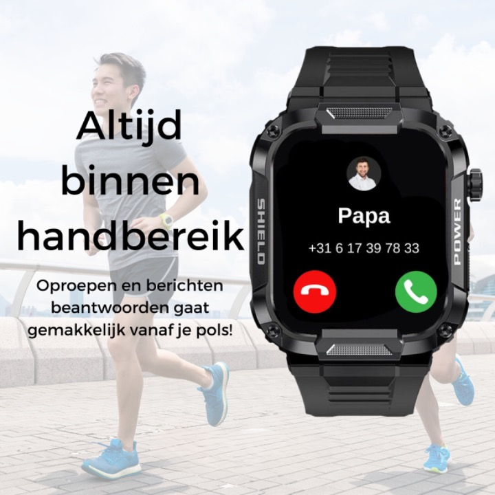 BlazeX Pro - Montre connectée puissante compatible iOS et Android