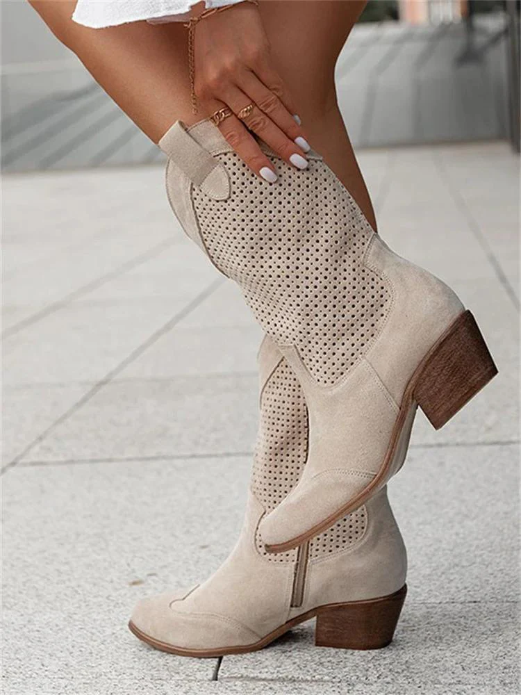 Bottes Noires Femme - Élégance Western avec Confort Optimal pour l'Été 2