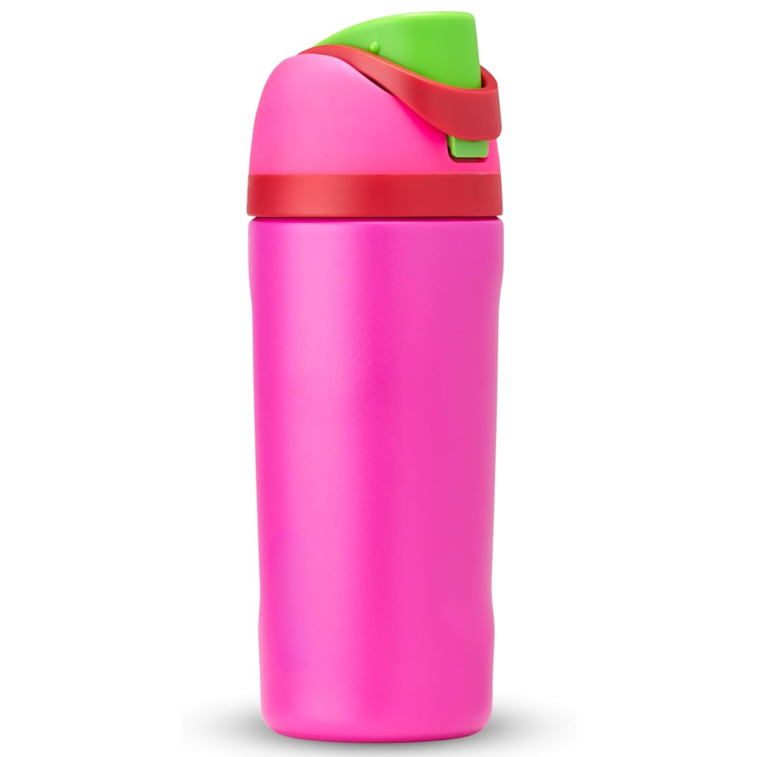 Bouteille Isotherme Inoxydable | Isolation Double Paroi avec Paille Intégrée | Parfait pour Boissons Froides et Chaudes 0