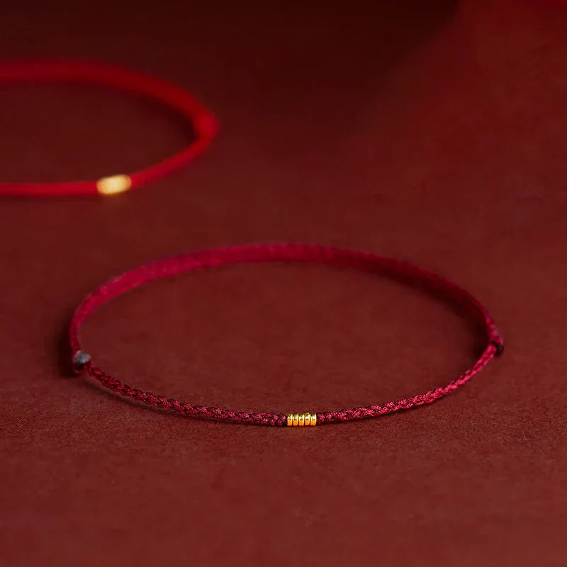 Bracelet Spirituel | Bracelet Fait Main avec Bénédiction Tibétaine | Ajustement Réglable pour Équilibre et Paix Intérieure 0