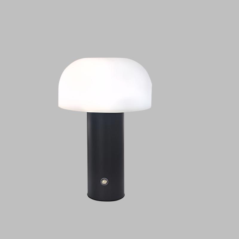 MushroomGlow - Lampe de Table Sans Fil Minimaliste à Intensité Variable